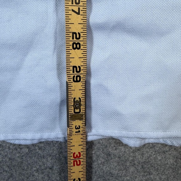 Tailorbyrd Shirt Mens 17 36/37 Blue Non Iron Trim Fit Long Sleeve Dress Shirt - Picture 9 of 9